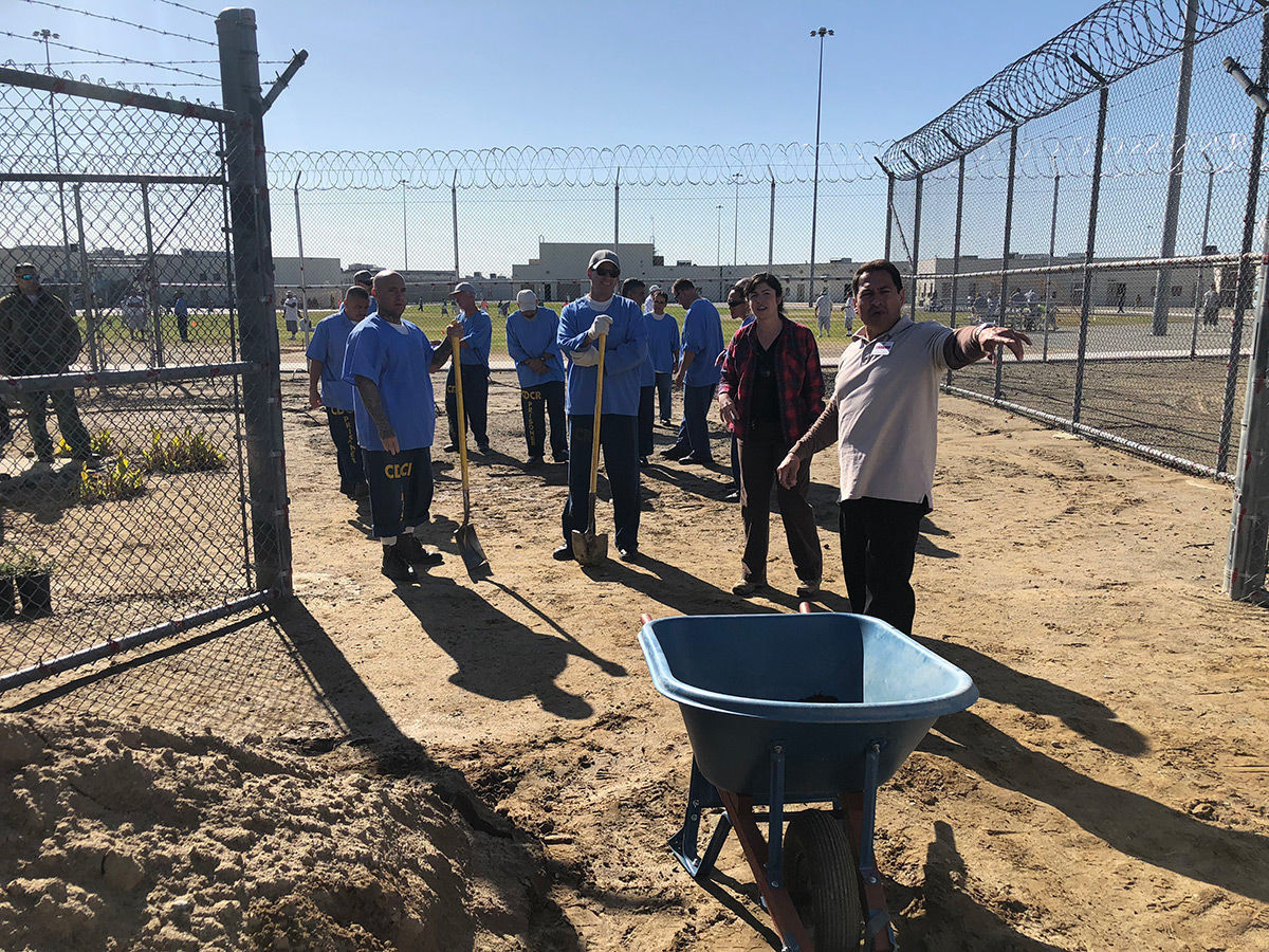Avenal State Prison garden